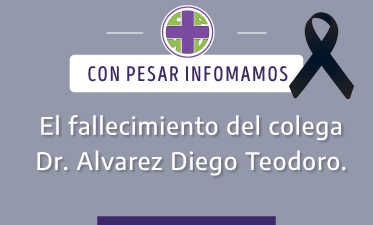 Fallecimiento - Dr. Alvarez Diego Teodoro