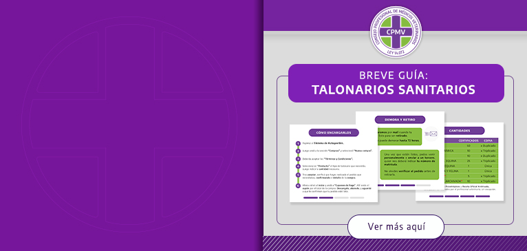 Guía: Talonarios Sanitarios