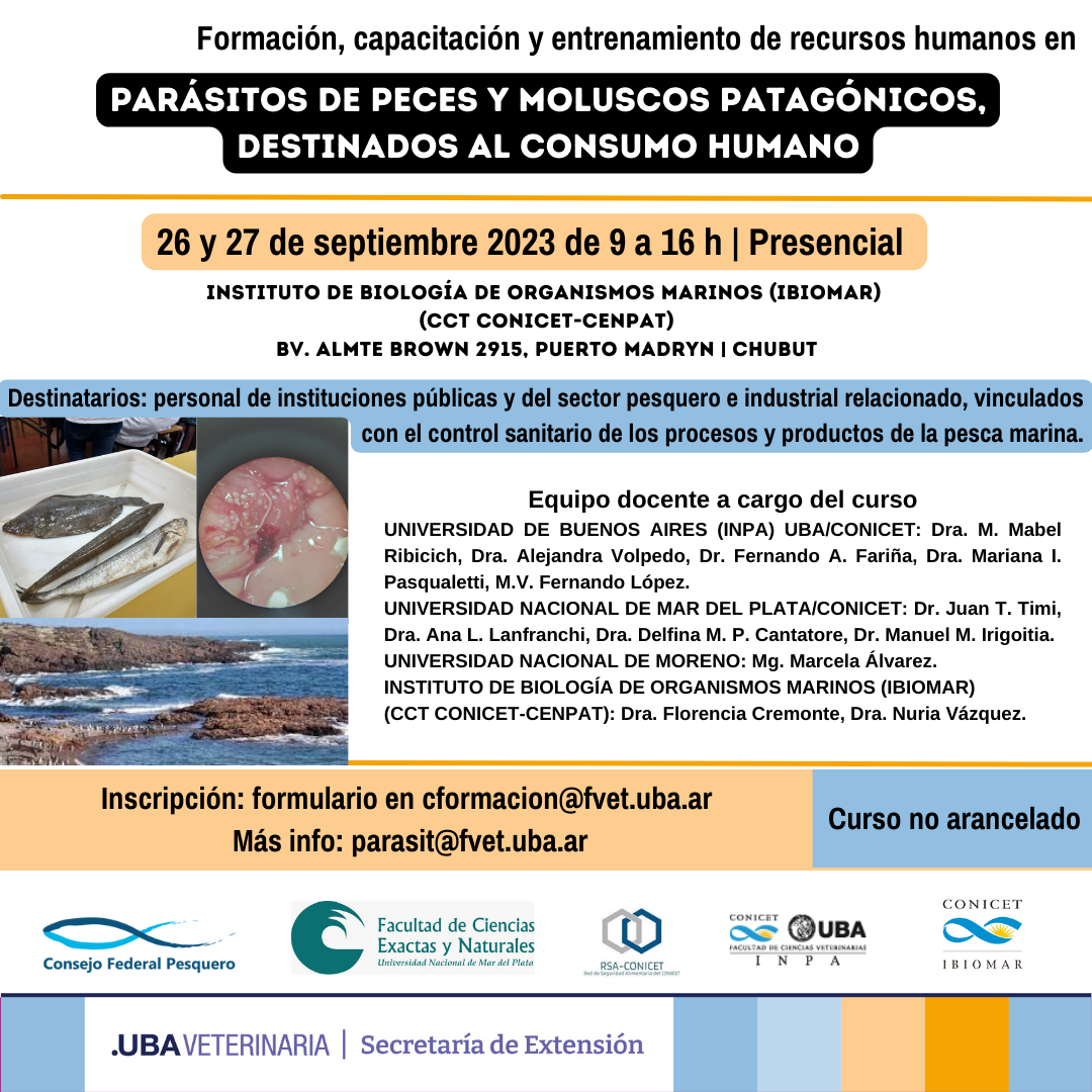 parasitos de peces y moluscos patagonicos destinados al consumo humano